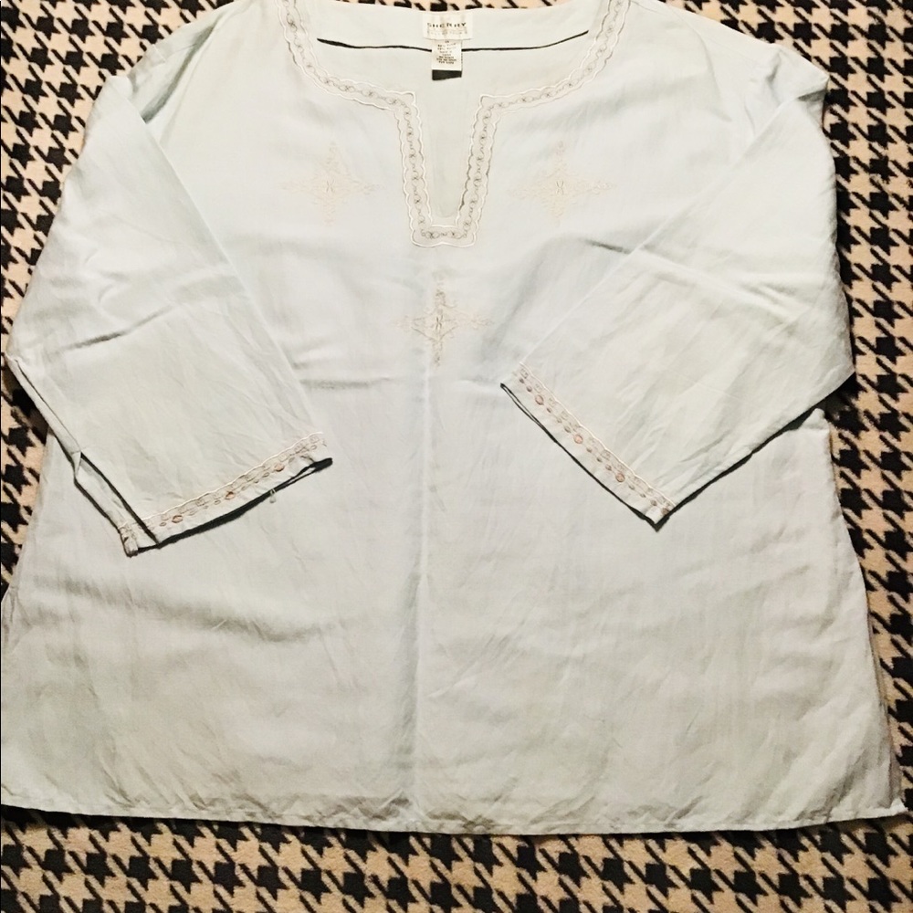 Light Gray/Blue Tunic